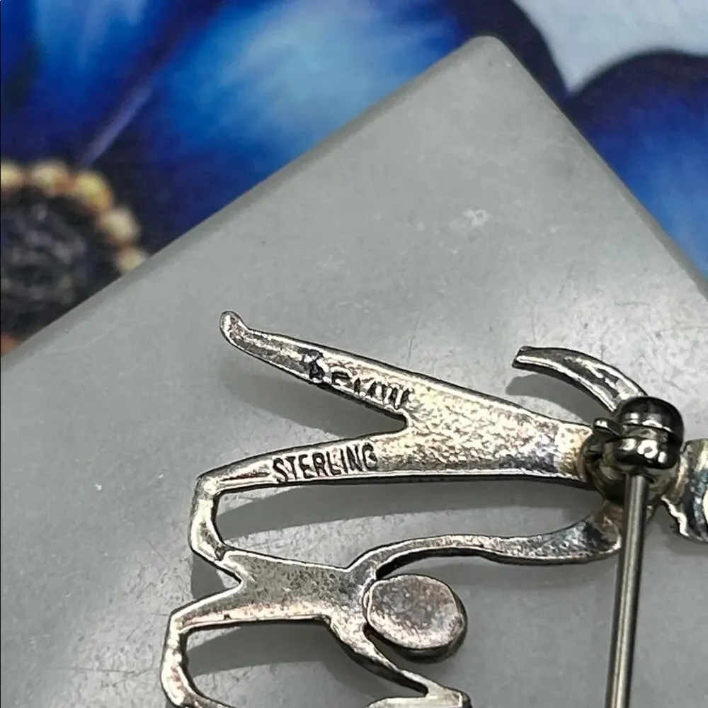 925 Sterling Silver Brooch Pin by Great Falls Metal Works GFMW #385 Family